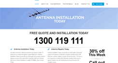 Desktop Screenshot of antennainstallationtoday.com.au