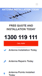 Mobile Screenshot of antennainstallationtoday.com.au